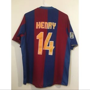 Henry Barcelona Jersey 2007-2008